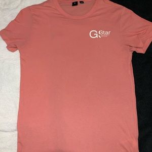 G STAR RAW Salmon Pink Corp Logo